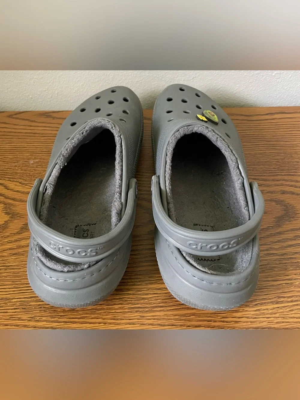CROCS  Lined Clogs in Gray with Star Wars Jibbitz